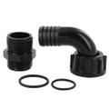 A repair kit containing replacement parts to fix a damaged hose barb inlet on the Hypro D30.