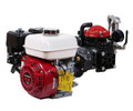 AR30-SP Diaphragm Pump and Honda GX160QXE Electric Start Gas Engine Assembly.