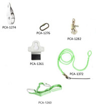 Items included in the Portable Winch PCA-HOS Hunting and Off Road Solution Kit. PORTABLE WINCH NOT INCLUDED.