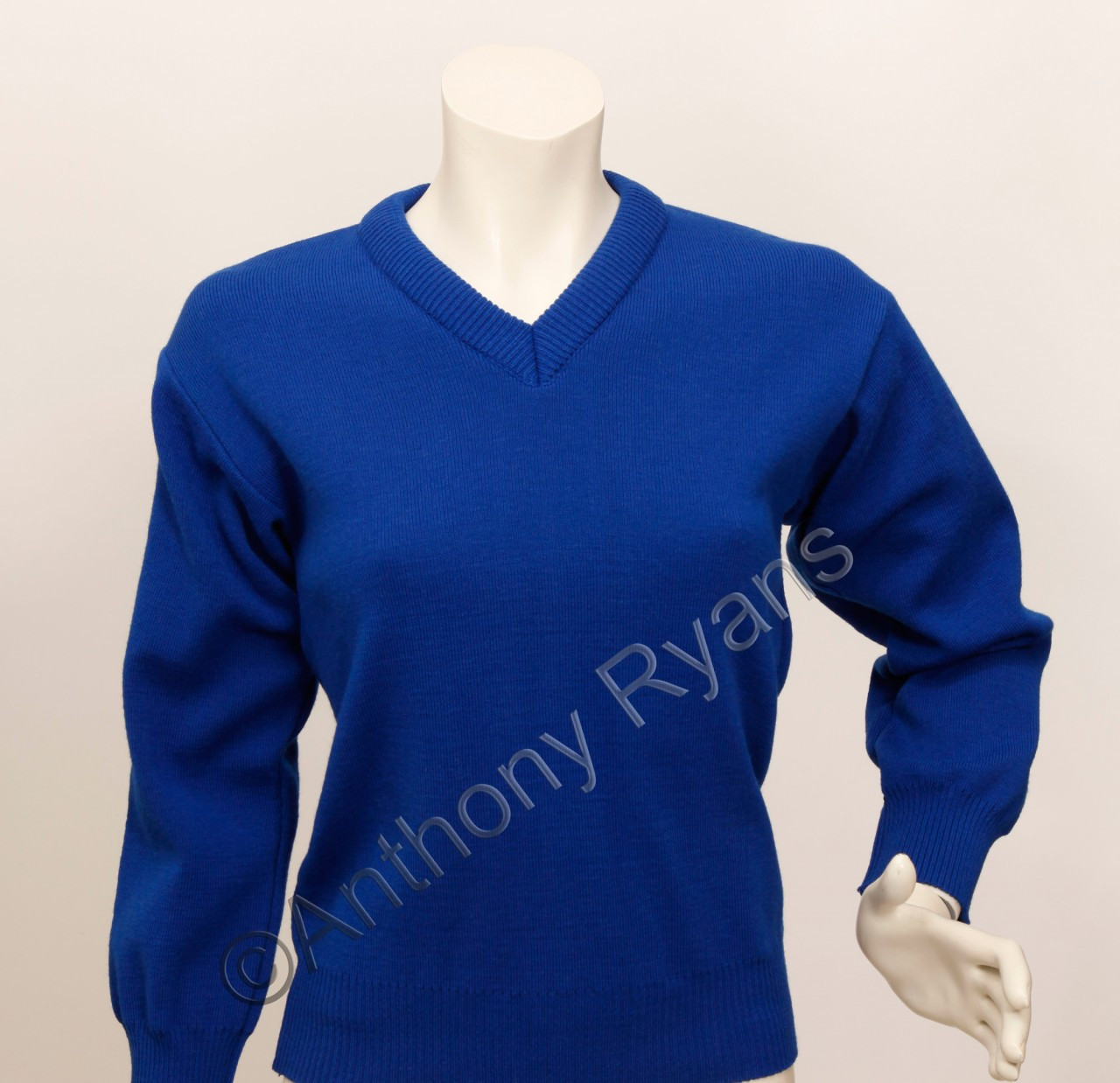 royal blue school sweatshirt