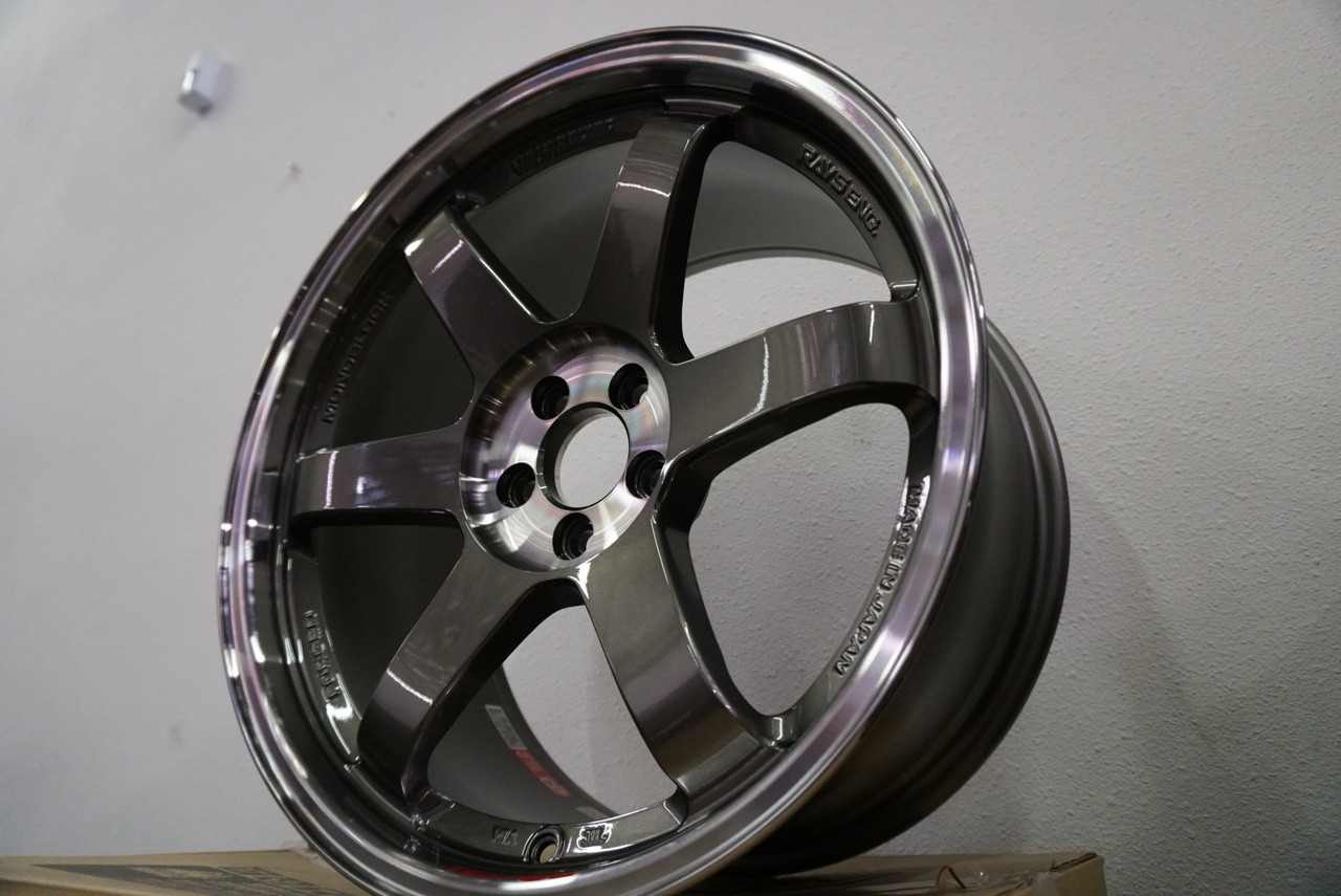 Volk Racing TE37 SL 18x9.5 5x100 +40 Pressed Graphite Wheel