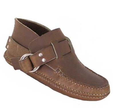 leather sole moccasins