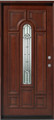 Craftsman wood entry doors