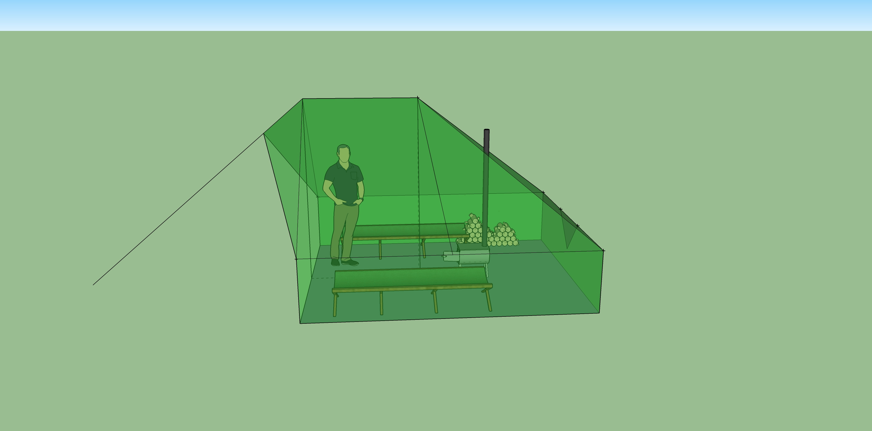 Courthouse Transparent Sketchup 