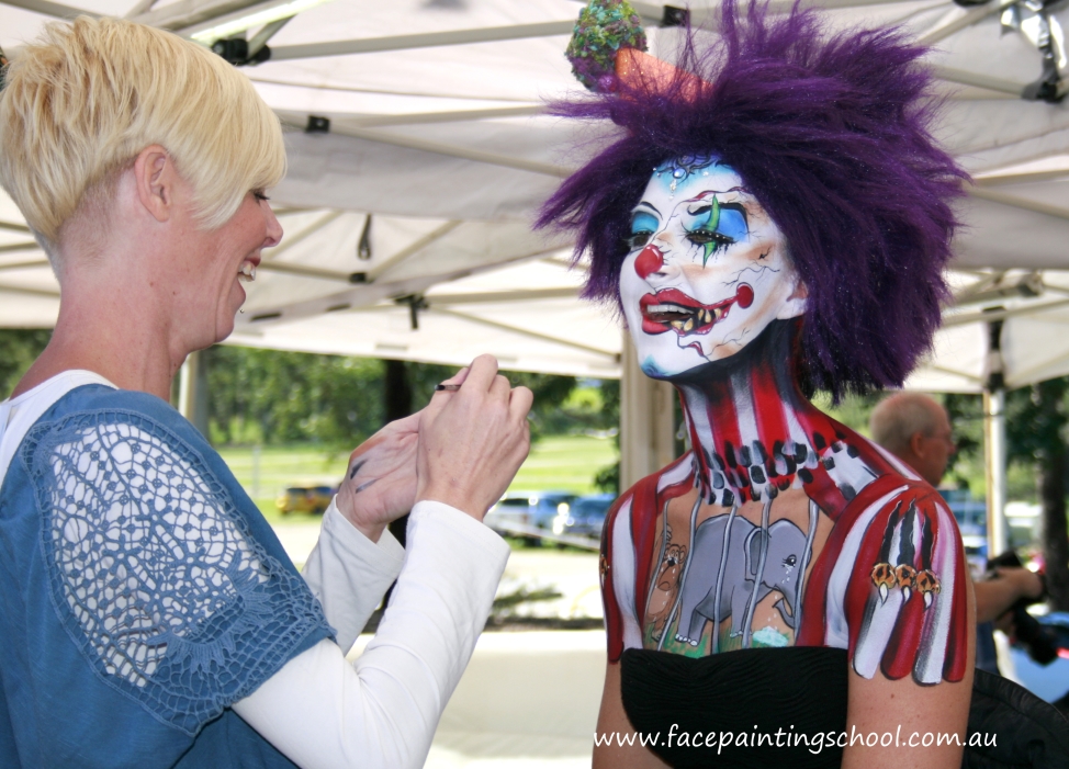 Round Up of the Australian Body Art Carnivale Eumundi 2014 Face
