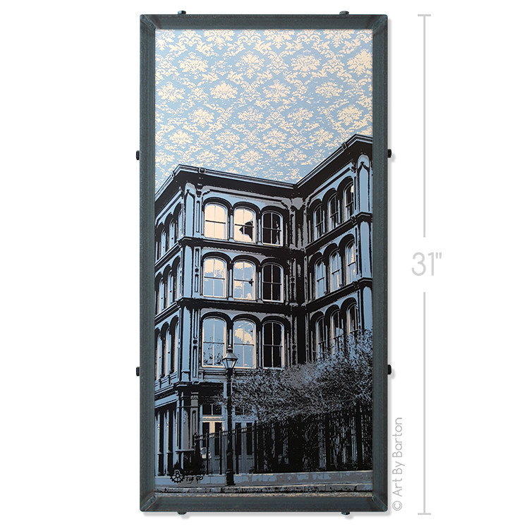 1840’s Ballroom Wallpaper Silk Screen Print