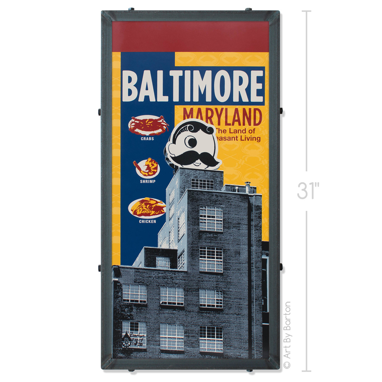 Old Bay Natty Boh Art By Barton