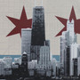 Chicago Silkscreen Artwork Detail