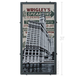 Wrigley Building Silk Screen Artwork by Charlie Barton
