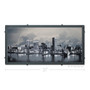 Little Baltimore Skyline with Clouds Silk Screen Artwork