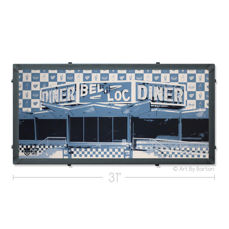 Bel Loc Diner Towson Maryland Silk Screen Print