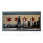 Chicago Flag Skyline Silk Screen Print
