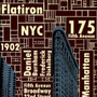 Flatiron Building NYC New York silk screen print artwork by Charlie Barton 