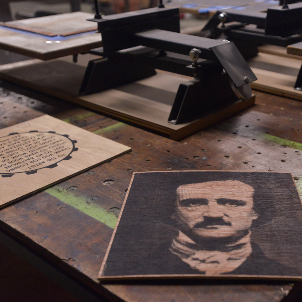 BYOB Screen Printing Class Art by Barton