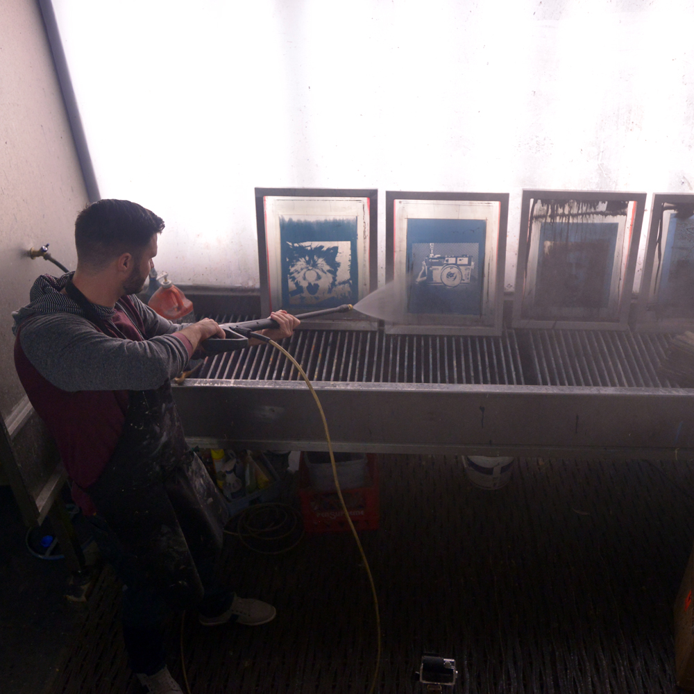 BYOB Screen Printing Class Art by Barton