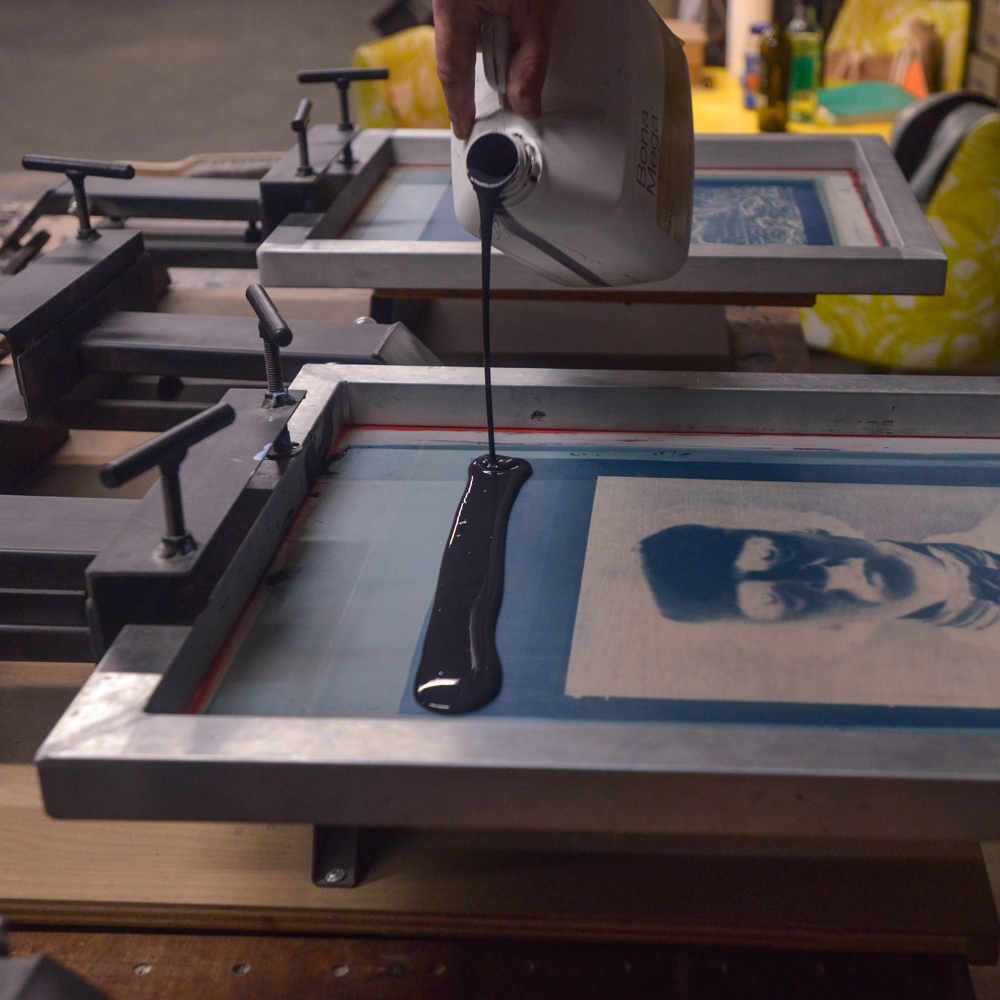 BYOB Screen Printing Class Art by Barton