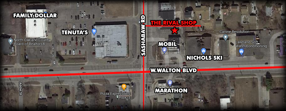 The Rival Shop location on the map
