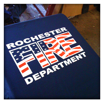 Michigan Rochester Fire Department T-Shirt Design