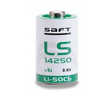 Saft LS14250 Battery - 3.6V Lithium 1/2 AA Cell Li-SOCI2 Lithium Sulfer Dioxide