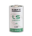 Saft LS26500 Battery - 3.6V Lithium C Cell Li-SOCI2 Lithium Sulfer Dioxide