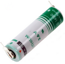 Saft LS14500-2PF Battery - 3.6V Lithium AA Cell with 2 Pins
