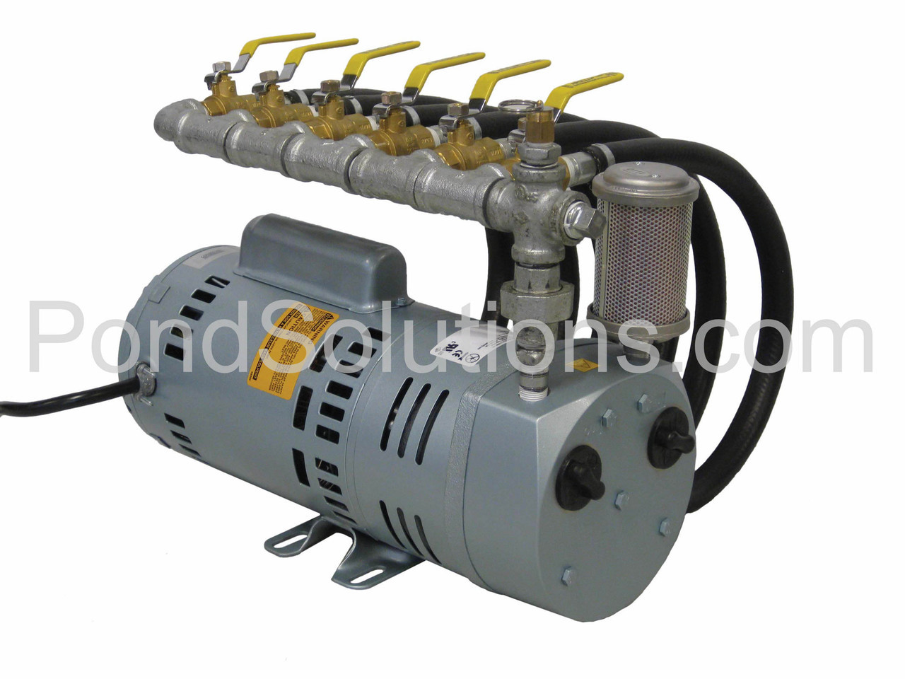 Rotary Vane Air Compressor Outlet Assembly, Six Valve Outlet