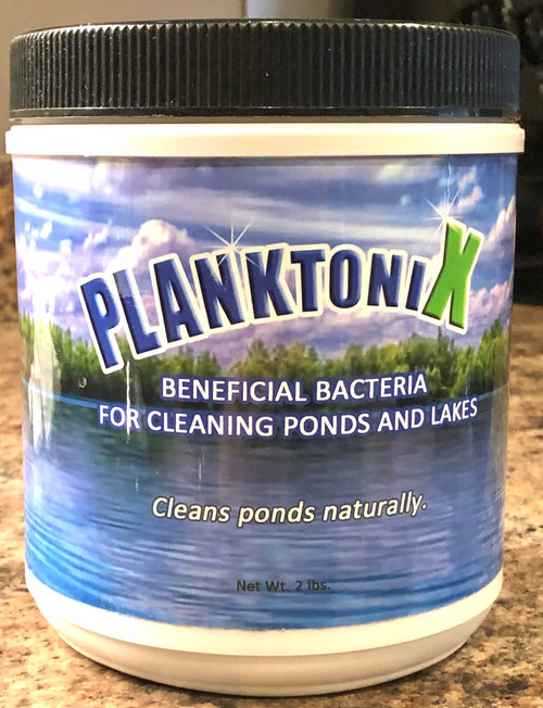 PlanktoniX Pond Bacteria, 2 lbs Beneficial Pond Bacteria That Accelerates the Decomposition of Organic Wastes that Feeds Unwanted Algae and Pond Weeds and Cause Them to Grow.