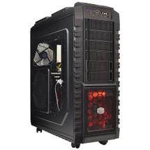 Cooler Master HAF X 11-Bay EATX Full Tower Window Gaming Case w/140mm Fan & 3x230mm Fans - No PSU (Black)