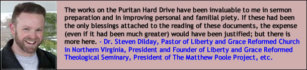 Dr. Steven Dilday on the Puritan Hard Drive