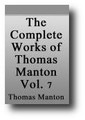 The Complete Works of Thomas Manton - Volume 7 of 22