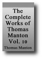 The Complete Works of Thomas Manton - Volume 10 of 22