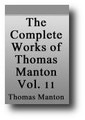 The Complete Works of Thomas Manton - Volume 11 of 22