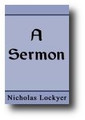 A Sermon by Nicholas Lockyer, October 28, 1646