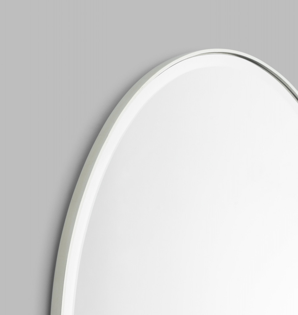 Lolita Oval Mirror, Silver