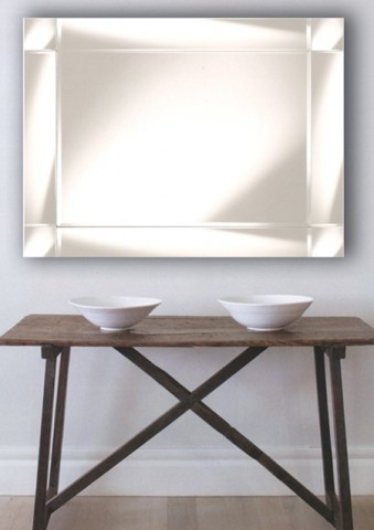 Frameless mirror