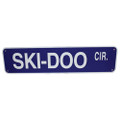 SKI DOO CIR. - ALUMINUM STREET SIGN 6" X 24" (624SDC)