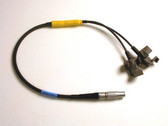 20010m - Power Cable: 4400/4000 Receiver to  Dual Camcorder Clips