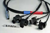 21184m - Power Cable: Quad Camcorder to 4000/4400