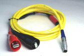 40356L - Power Cable: Trimmark 3 Radio to Alligator Clips