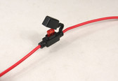 70074m - Fuse Block with Fuse and Red Wires, soldered