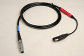 70046S - Power Cable for Leica 530,399,9500,1200 Receiver - 5 ft.