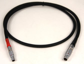 A-01283m - Leica to Pacific Crest PDL Low Power Base with SAE power connector - 7 ft.