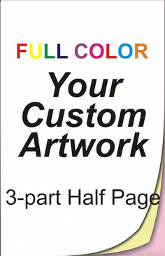 full color, half page, 3 part, ncr forms, ncr printing, 5.5 x 8.5, custom, 4 color, four color, custom ncr forms
