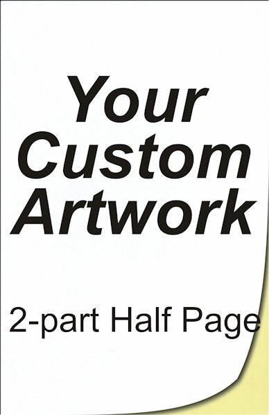 half page, 2 part, 5.5 x 8.5, 8.5 x 5.5, carbonless forms, carbonless form printing, custom carbonless forms, form printing, custom forms