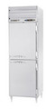 Reach-In - Beverage Air - Dual Temp Refrigerator/Freezer, 1 Section, Half Solid Door