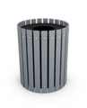 Trash Can - MAX-R - Round Trash, Flat Lid