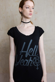 Hell Yeah Fitted T Dress
