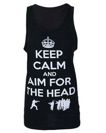 Keep Calm Aim For The Head Vest