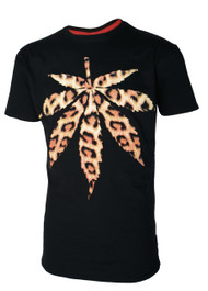 Leopard Hemp Leaf T-Shirt