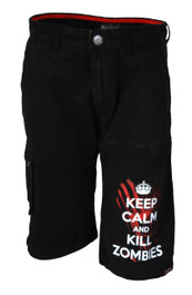 Mens Keep Calm Kill Zombies Shorts